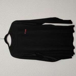 Georgia bulldogs Columbia PFG men's shirt, size Large. Black with red letters